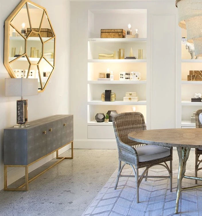 Made Goods New Arrivals Dallon 3 Door Buffet In Cool Gray Faux Shagreen And Gold 3 Made Goods New Arrivals Dallon 3 Door Buffet In Cool Gray Faux Shagreen And Gold