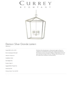 Currey And Company Denison Lantern Silver - 4 Sizes New Arrivals 10 Currey And Company Denison Lantern Silver - 4 Sizes New Arrivals