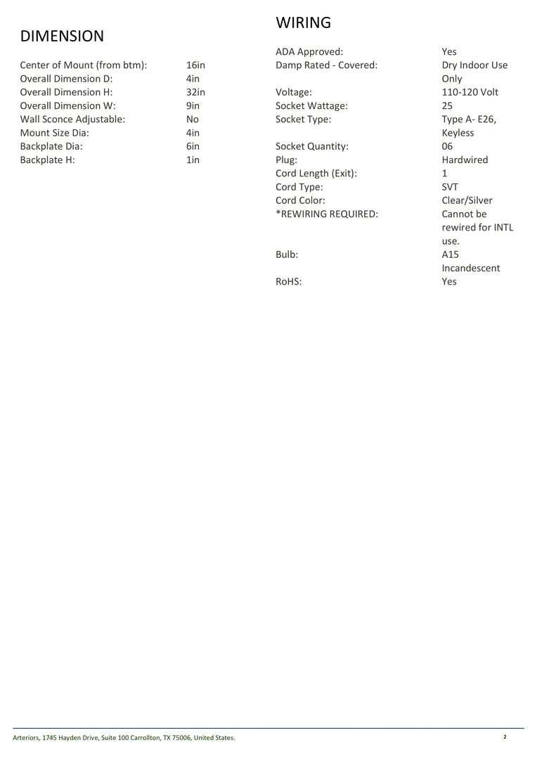 Arteriors Home New Arrivals Diesel Wall Sconce 6 Arteriors Home New Arrivals Diesel Wall Sconce