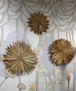 Made Goods New Arrivals Wickham Natural Raw Teak Wall Art