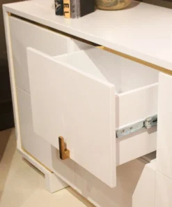 Worlds Away New Arrivals Holden Six Drawer Chest White