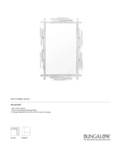 Bungalow 5 New Arrivals Edith Mirror Silver 10 Bungalow 5 New Arrivals Edith Mirror Silver