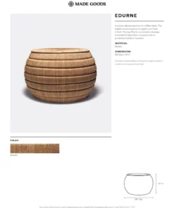 Made Goods Edurne Ottoman 5 Made Goods Edurne Ottoman