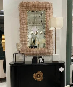 Currey And Company Jeanie Large Mirror Beige New Arrivals
