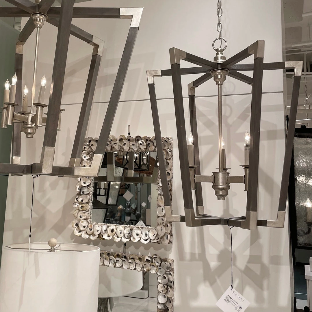 Currey And Company Bastian Medium Lantern Gray 2 Currey And Company Bastian Medium Lantern Gray