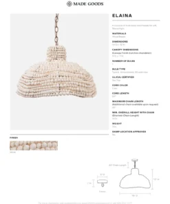 Made Goods New Arrivals Elaina Chandelier 12 Made Goods New Arrivals Elaina Chandelier