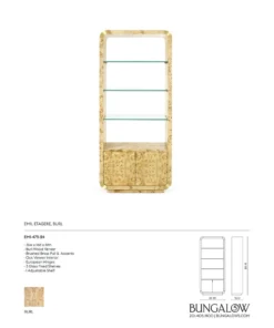 Bungalow 5 New Arrivals Emil Etagere Burl 18 Bungalow 5 New Arrivals Emil Etagere Burl