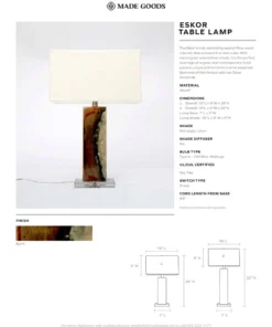 Made Goods Eskor Table Lamp Small New Arrivals 7 Made Goods Eskor Table Lamp Small New Arrivals