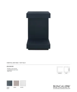 Bungalow 5 Essential Side Table Blue New Arrivals 11 Bungalow 5 Essential Side Table Blue New Arrivals