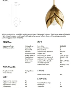 Arteriors Home Edith Pendant 12 Arteriors Home Edith Pendant