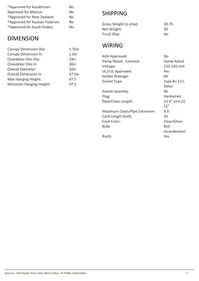 Arteriors Home New Arrivals Elijah Chandelier Silver 5 Arteriors Home New Arrivals Elijah Chandelier Silver