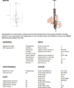 Arteriors Home New Arrivals Elijah Chandelier Silver 8 Arteriors Home New Arrivals Elijah Chandelier Silver