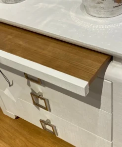 Bungalow 5 Elina 3 Drawer Side Table White 15 Bungalow 5 Elina 3 Drawer Side Table White