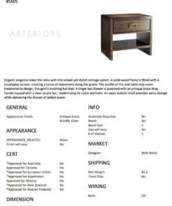 Arteriors Home New Arrivals Ethan End Table 17 Arteriors Home New Arrivals Ethan End Table