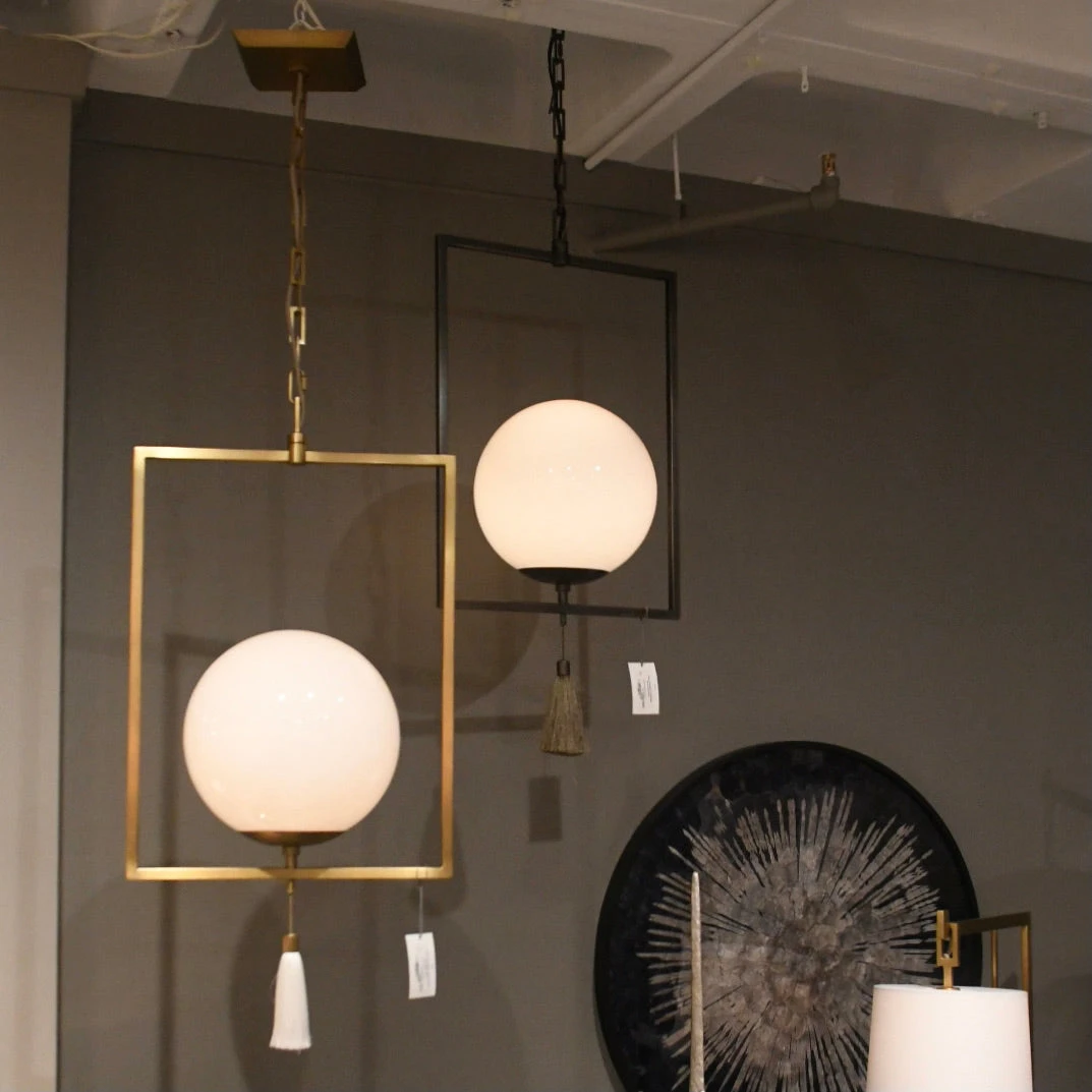 Arteriors Home New Arrivals Trapeze Pendant Antique Brass 2 Arteriors Home New Arrivals Trapeze Pendant Antique Brass