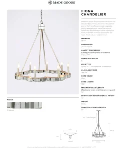 Made Goods Fiona Chandelier New Arrivals 9 Made Goods Fiona Chandelier New Arrivals