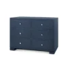 Bungalow 5 New Arrivals Frances Extra Large 6 Drawer Chest Navy Blue