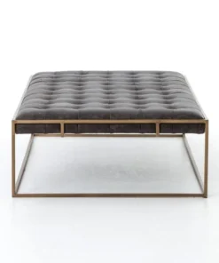 Four Hands New Arrivals Oxford Coffee Table Rialto Ebony Leather 12 Four Hands New Arrivals Oxford Coffee Table Rialto Ebony Leather