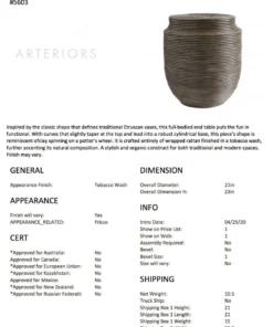 Arteriors Home New Arrivals Frisco End Table