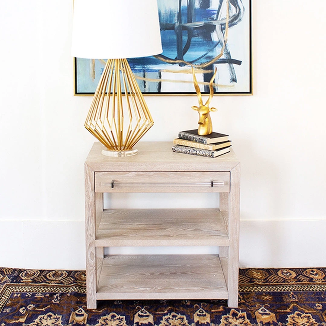 Worlds Away New Arrivals Garbo Side Table Cerused Oak 2 Worlds Away New Arrivals Garbo Side Table Cerused Oak