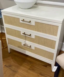 Bungalow 5 New Arrivals Astor 3 Drawer Side Table White 12 Bungalow 5 New Arrivals Astor 3 Drawer Side Table White