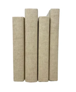 E Lawrence Grasscloth Off White Book Set Of 4 New Arrivals