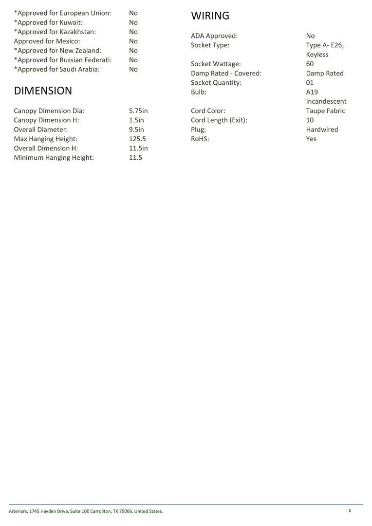 Arteriors Home New Arrivals Garrison Round Pendant 6 Arteriors Home New Arrivals Garrison Round Pendant