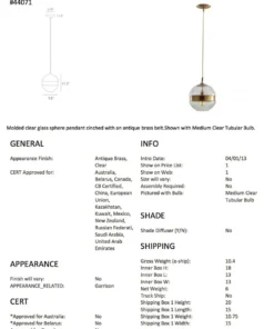 Arteriors Home New Arrivals Garrison Round Pendant 10 Arteriors Home New Arrivals Garrison Round Pendant