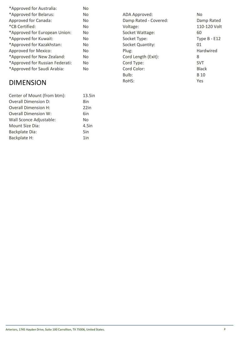 Arteriors Home Gemma Sconce Champagne New Arrivals 7 Arteriors Home Gemma Sconce Champagne New Arrivals