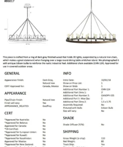 Arteriors Home Geoffrey Large Chandelier New Arrivals