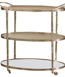 Global Views Arbor Bar Cart Brass New Arrivals