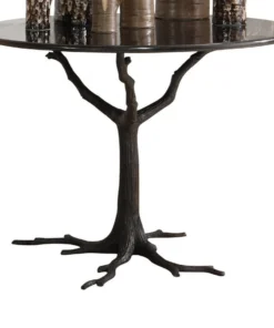 Global Views Faux Bois Dining Table Black New Arrivals