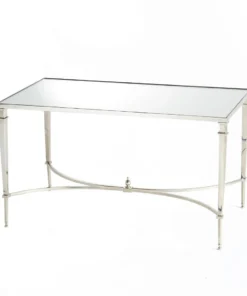 Global Views French Square Leg Table Nickel And Mirror New Arrivals