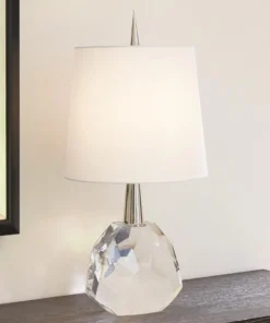 Global Views Gem Table Lamp Nickel New Arrivals