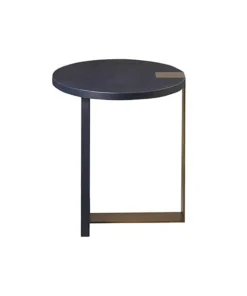 Worlds Away New Arrivals Harrington Side Table Navy