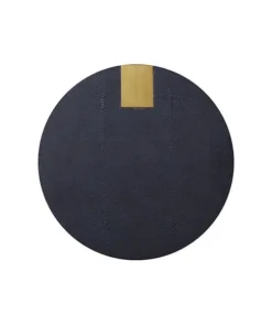 Worlds Away New Arrivals Harrington Side Table Navy