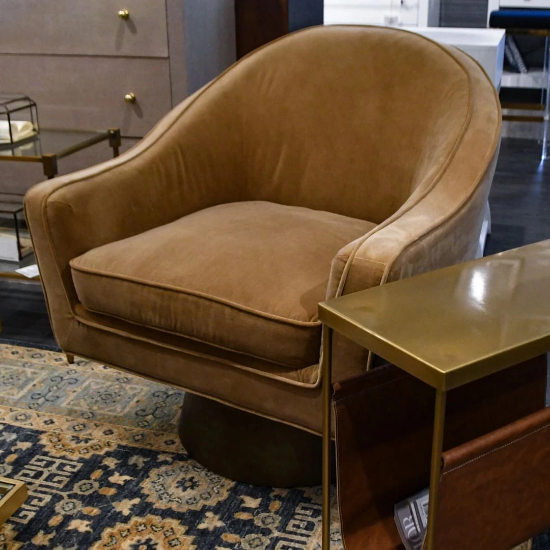 Worlds Away Dominic Chair Camel Velvet 8 Worlds Away Dominic Chair Camel Velvet