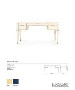 Bungalow 5 Hunter Desk Ivory New Arrivals