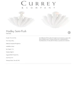 Currey And Company Hadley Semi Flush Mount Chandelier New Arrivals 11 Currey And Company Hadley Semi Flush Mount Chandelier New Arrivals