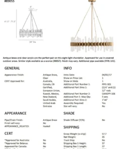 Arteriors Home Haskell Large Chandelier 12 Arteriors Home Haskell Large Chandelier