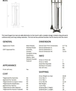 Arteriors Home Henry Fireplace Tools New Arrivals 11 Arteriors Home Henry Fireplace Tools New Arrivals