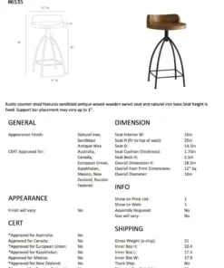 Arteriors Home New Arrivals Henson Counter Stool 9 Arteriors Home New Arrivals Henson Counter Stool