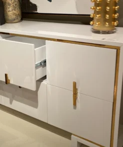 Worlds Away New Arrivals Holden Six Drawer Chest White