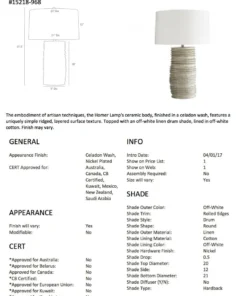 Arteriors Home Homer Lamp New Arrivals