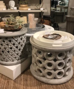 Made Goods New Arrivals Dagen Side Table Distressed Gray