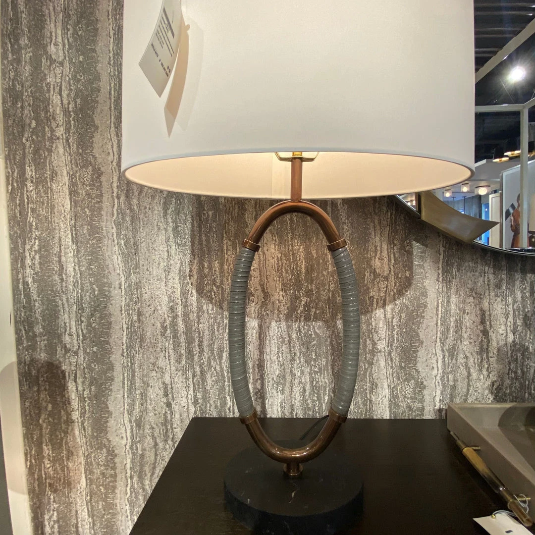 Arteriors Home Landon Lamp Gray Leather New Arrivals 2 Arteriors Home Landon Lamp Gray Leather New Arrivals