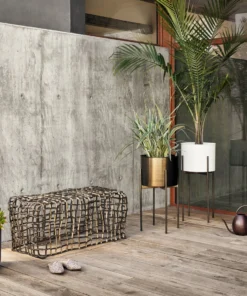 Four Hands Zander Outdoor Bench Aged Bronze