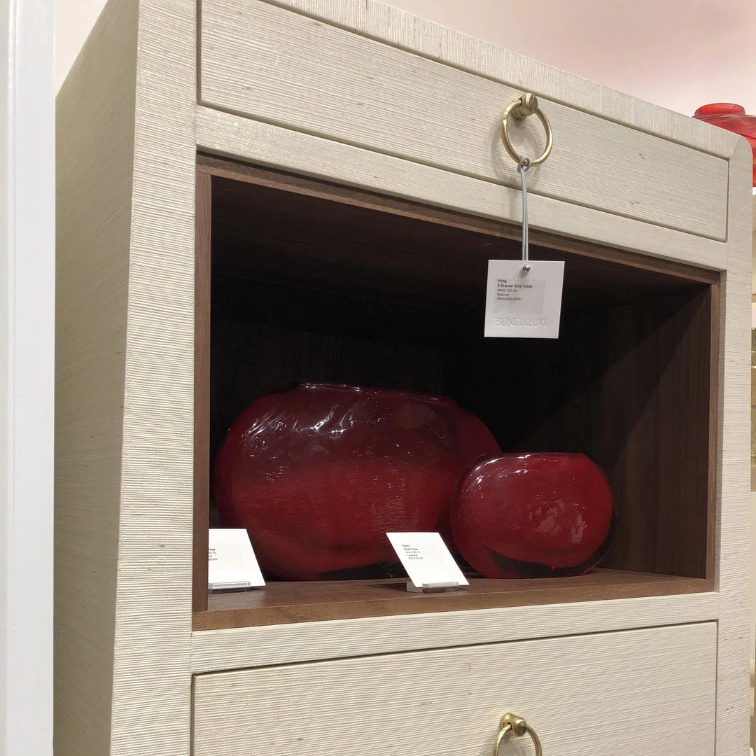 Bungalow 5 Ming 2 Drawer Side Table Natural New Arrivals 3 Bungalow 5 Ming 2 Drawer Side Table Natural New Arrivals