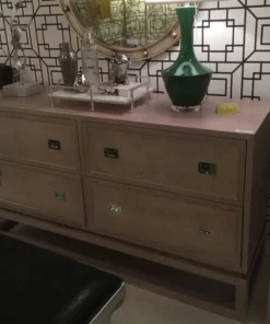 Worlds Away New Arrivals Harlan Dresser Cerused Oak
