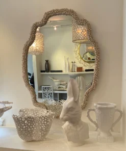 Oly Studio Fiver Animal Bust Frost White